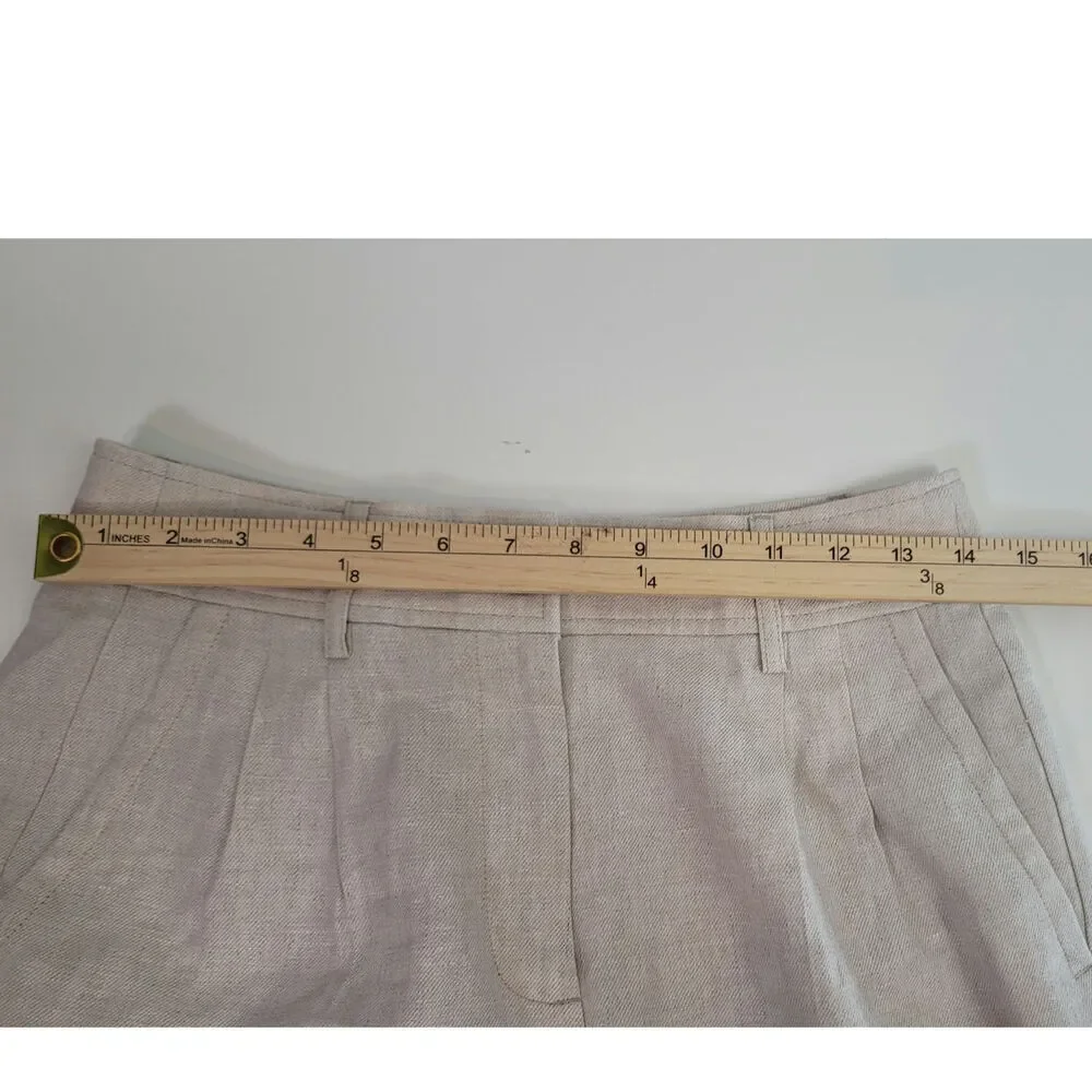 J.CREW REMI SHORT IN LINEN STRETCH BLEND, SZ 0